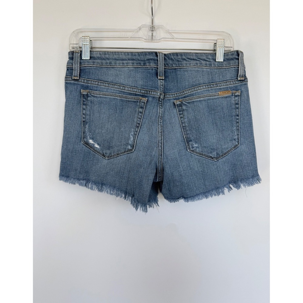 Joes Jeans The Ozzie Cut Off Denim Shorts Distressed Frayed Blue Womens 27 USA - Picture 2 of 8